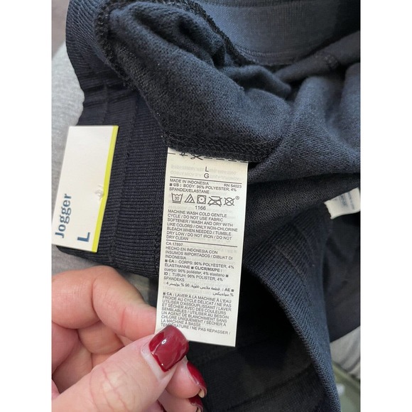 Old Navy Active Mens Joggers Size Large Navy Blue Mid Rise O6 - Picture 5 of 8